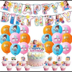 Ms Rachel Birthday Decoration Set